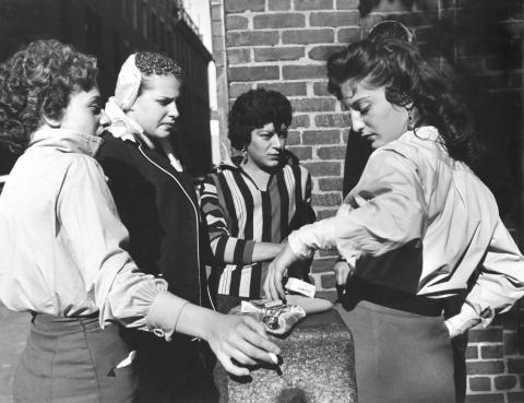 Italian-American women in Boston's North End ca 1960